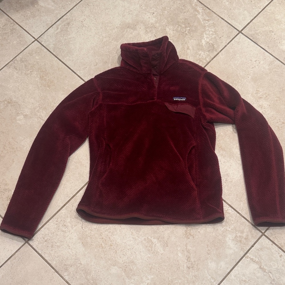 Patagonia Maroon Fleece Jacket